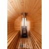 À l'intérieur de la vue de sauna de baril en bois – BUCI